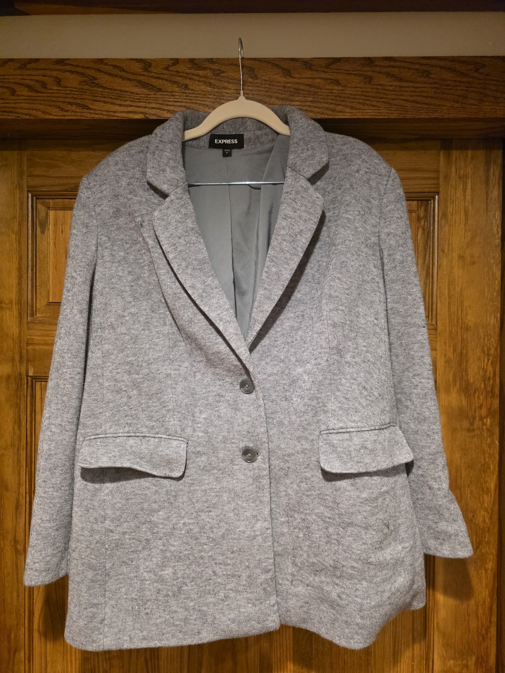 Express Women’s Gray Sweater Blazer